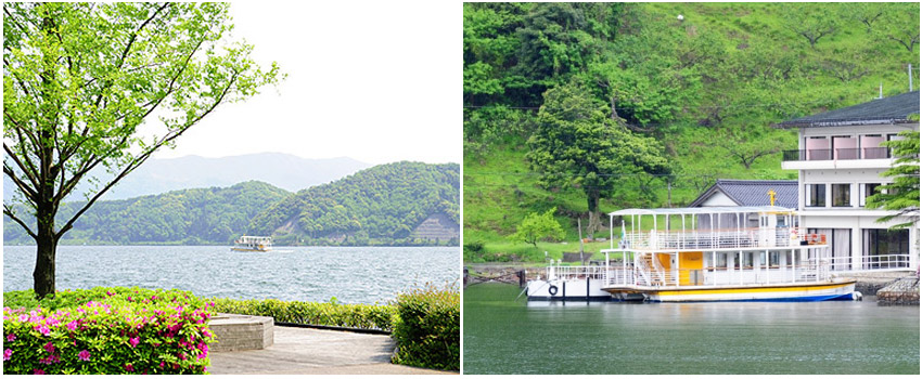水月花晨間遊湖